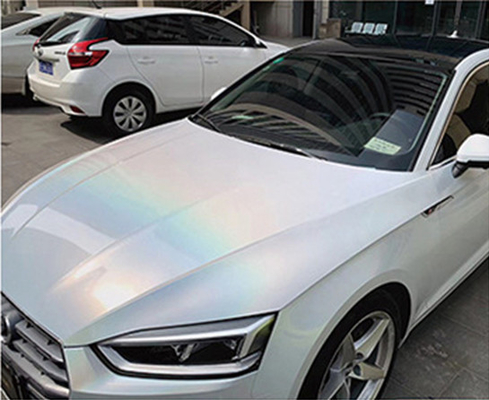 Gloss Tiffany Blue Thin Car Vinyl Film Humidity Resistant