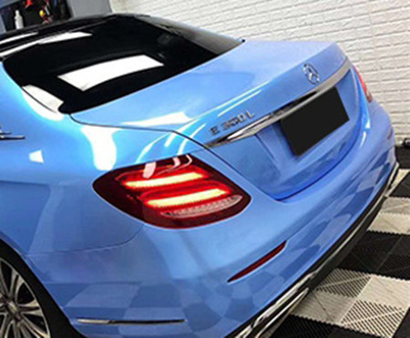 High Gloss Miami Blue Car Wrap Film Resistant To Abrasions​ 30µm Adhesive Thick