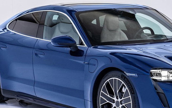 Bubble Free Galaxy Blue Gloss Car Vinyl Wrap Self Healing Clear Removable Acrylic Adhesive
