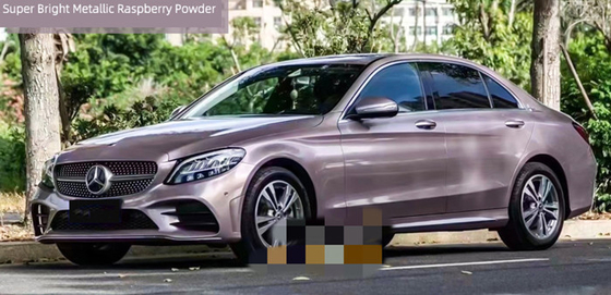 Metal Ice Plum Powder Ash Gloss Car Vinyl Wrap Self - Healing Bubble Free