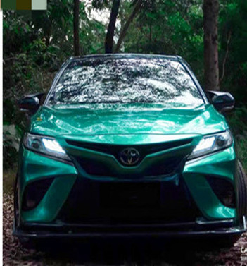 Coating Metallic Emerald Gloss Car Vinyl Wrap With Scratch Protection