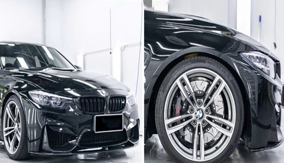 Swipeable Bubble Free Gloss Car Vinyl Wrap Super Bright Metallic Black Car Wrap Film