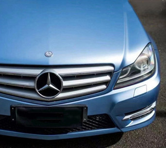 Metallic Teal Mist Blue Car Wrap Film Non Fading Air Release
