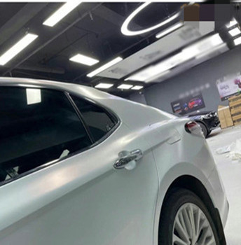 Electric White Car Wrap Film Moisture Proof Durable Non Fading