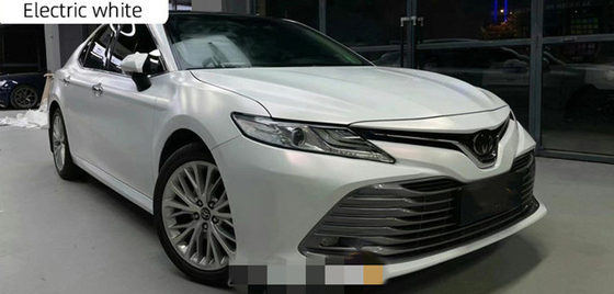 Electric White Car Wrap Film Moisture Proof Durable Non Fading