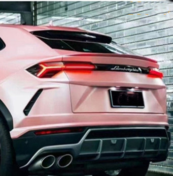 30µm Matte Car Vinyl Wrap Removable Bubble Free Electro Oprical Cherry Powder