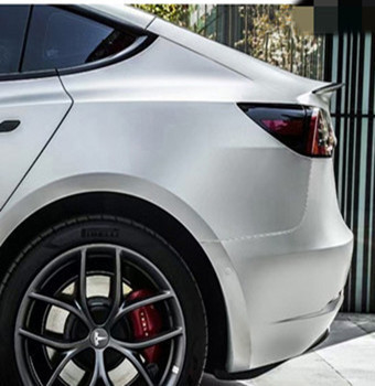 Durable UV Resistant Matte Car Vinyl Wrap Bubble Free Silver Color