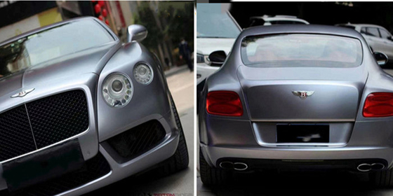 30µm Air Release Electro Optical Space grey Car Vinyl Wrap Prevents Sun Damage