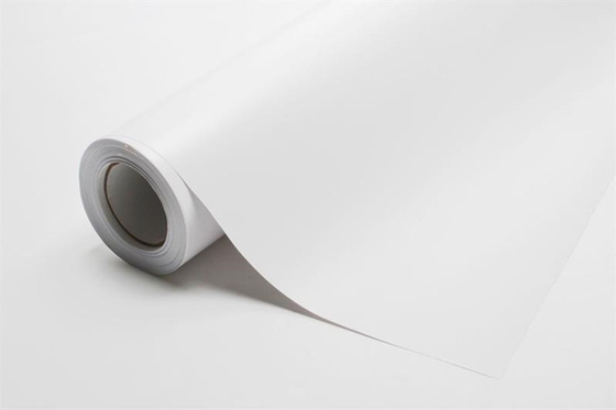 Auto Vehicles Decoration Printable Vinyl Sticker Paper Roll White Matt Car Wrap 18m