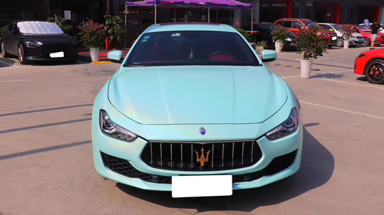 50in Gloss Tiffany Blue Vinyl Wrap Film Thin Car Vinyl Film Humidity Resistant