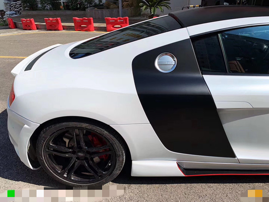 Electro Optical Matte Metallic White Wrap removable Full Car Wrap Roll Film