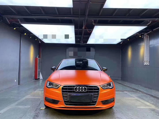Cars scratch resistant vinyl wrap swipeable Matte Metallic Orange Wrap