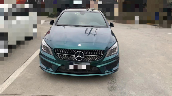 Automotive gloss Royal Dark Green Vinyl Wrap Scratch Resistant Car Wrap 140gsm