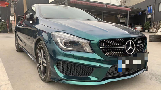 Automotive gloss Royal Dark Green Vinyl Wrap Scratch Resistant Car Wrap 140gsm