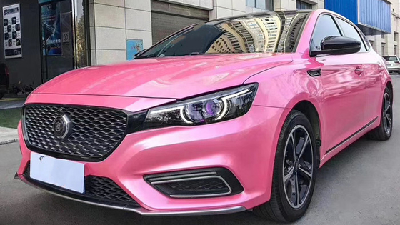 Lipstick Powder Barbie Metallic Pink Car Wrap Bubble Free Swipeable