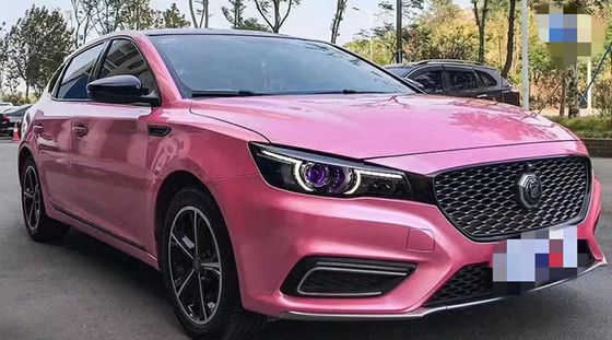 Lipstick Powder Barbie Metallic Pink Car Wrap Bubble Free Swipeable