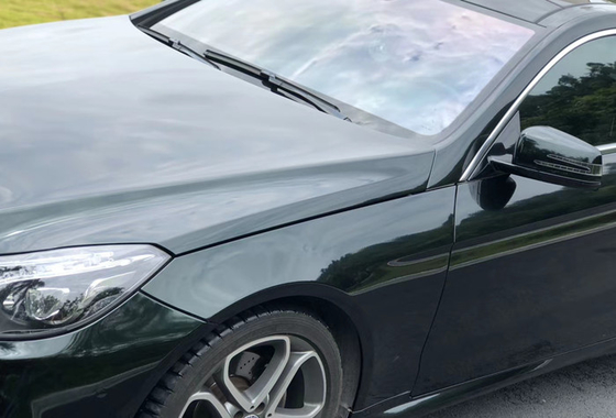 Emerald Green Gloss Car Vinyl Wrap With Acrylic Based Adhesive