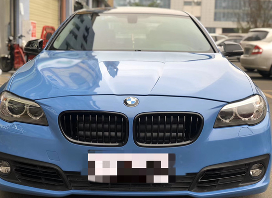 Smooth Surface High Gloss Car Wrap Vehicle Wrapping Abu Dhabi Blue