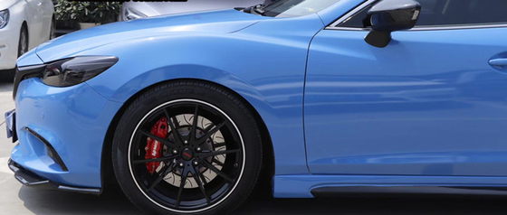 Smooth Surface High Gloss Car Wrap Vehicle Wrapping Abu Dhabi Blue