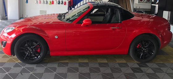 Ferrari Red High Gloss Car Wrap Air Release Slidable Temperature Resistant