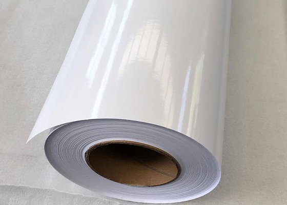 polymeric calendered vinyl Digital Printing Film Glossy White self adhesive