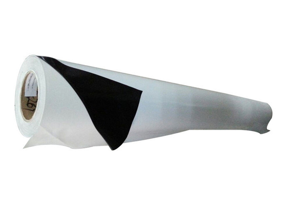 Bubble Free printable vinyl sticker roll waterproof inkjet film with black adhesive