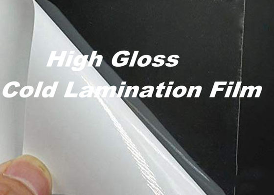 0.5mm Cold Laminating Top Glossy Clear Laminating Film For Photo Album Protection