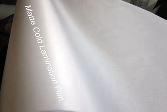 Strong Adhesion Cold Soft Touch Matte Laminating Film Roll 1.2mm