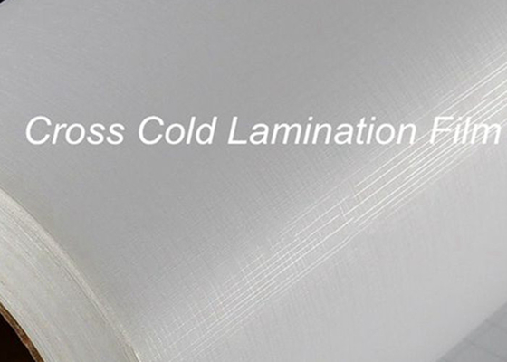 Flexible Cross Cold Laminating Film Semi Transparent 0.8mm