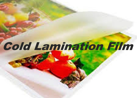 Flexible Cross Cold Laminating Film Semi Transparent 0.8mm