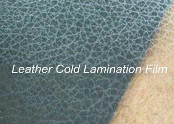 Leather Effect Cold Laminating Film Scratch Resistant For Images Protection