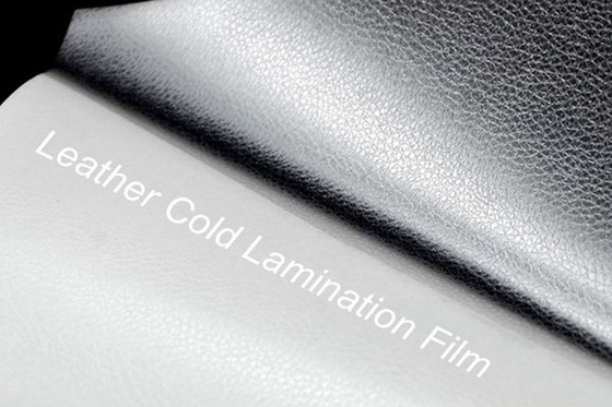 Leather Effect Cold Laminating Film Scratch Resistant For Images Protection