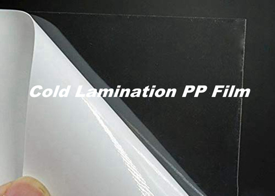 Clear PSA CPP Cold Laminating Film 1220x2440 Mm For Pictures Protection