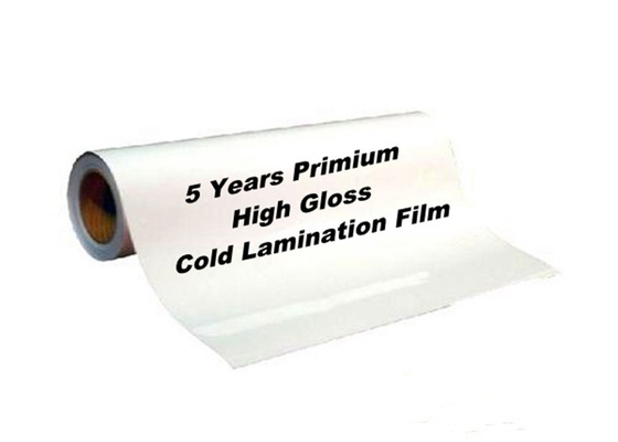 Photo Album PVC High Gloss Cold Laminating Film Transparent Self Adhesive