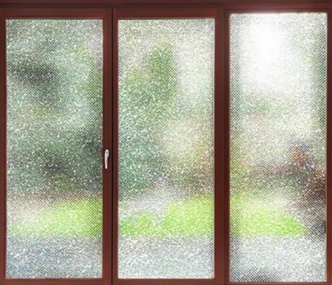 Removable Vinyl Window Covering Film 3D Pixels Patterned Frosted Window Film
