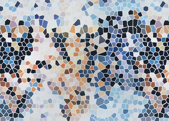 Diversity Colored Privacy Stained Decorative Window Glass Film 1.22Mx50M