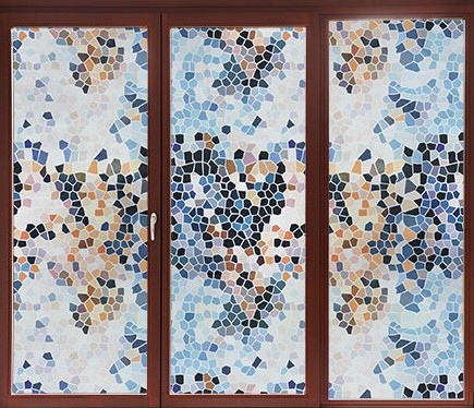 Diversity Colored Privacy Stained Decorative Window Glass Film 1.22Mx50M