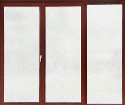 White Sand Frosted 0.8mm Static Cling Privacy Window Film With PET Release Liner