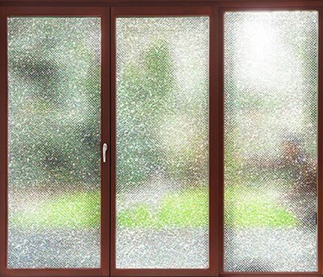 Sun Control Pixels Static Cling Decorative Window Glass Film 0.8mm Thick