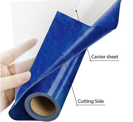 TPU Glitter Heat Transfer Film Roll Multicolored For Clothing