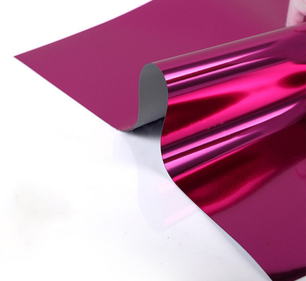 Flexible Deco Metallic Reflective Heat Transfer Film HTV For Fabrics