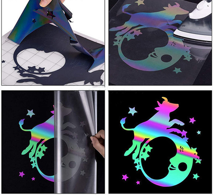 Rainbow DTF Heat Transfer Film Roll Sheets Machine Washable 1.64x82ft