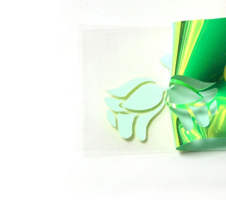 Soft Thermo Film Heat Transfer Vinyl PU Photoluminescent Rainbow Deco Film Clear HTV