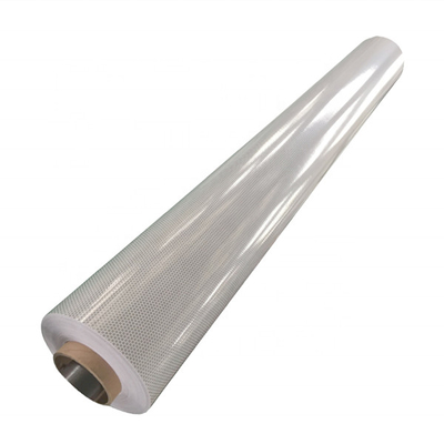 PVC Acrylic High Intensity Prismatic Sheeting Traffic Sign White Reflective Sheeting